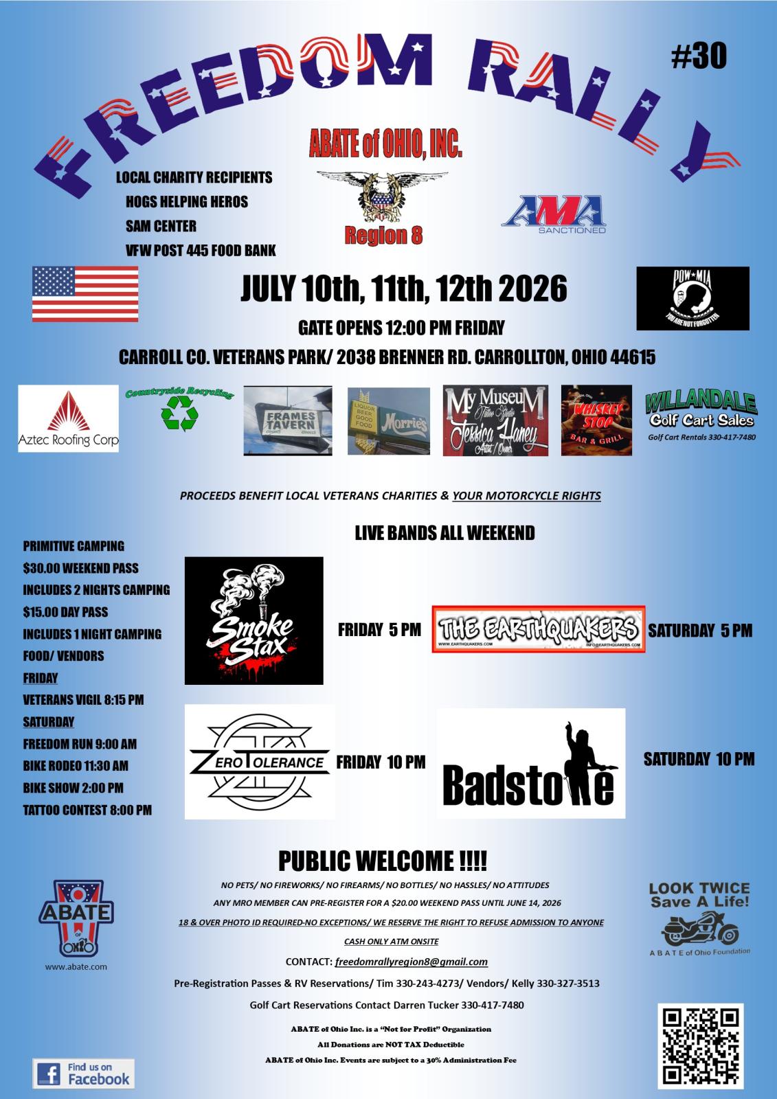ABATE of Ohio 2026 Freedom Rally