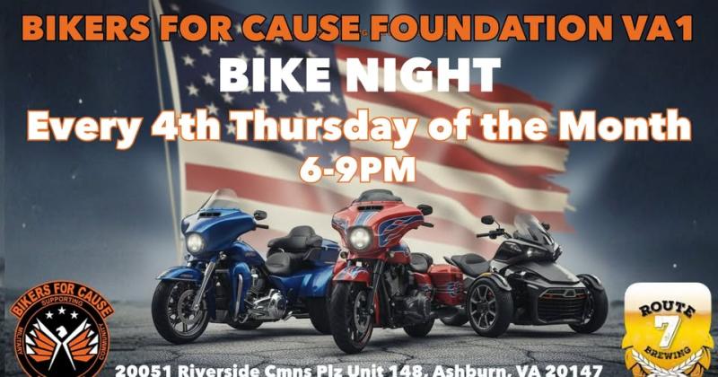 July Bike Night Supporting Military, 1st Responders & Community