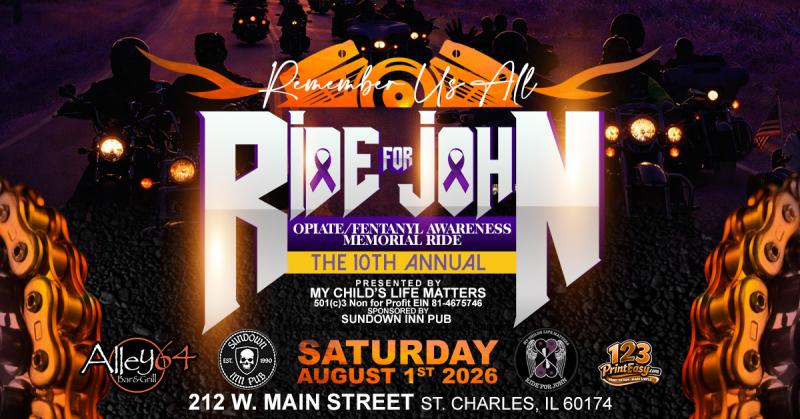 10th Annual Ride for John-Remember Us All