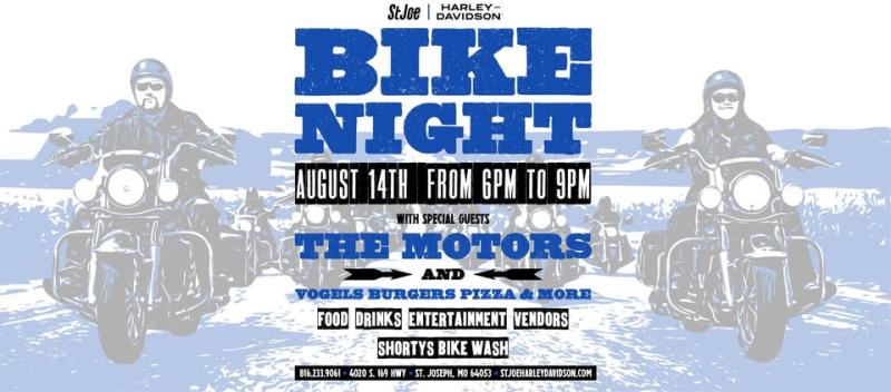 August Bike Night at St Joe Harley-Davidson