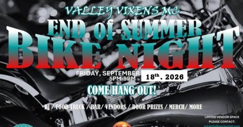 Valley Vixens End of Summer Bike Night