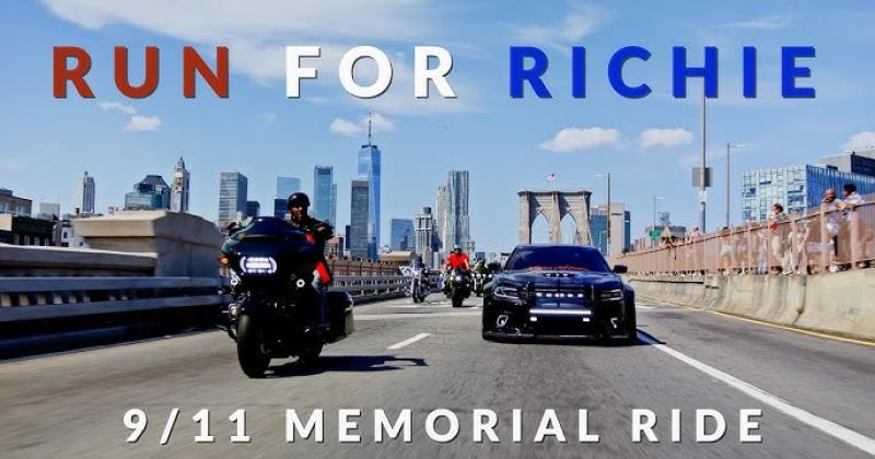 25th Anniversary 9/11 Memorial RUN for RICHIE Motorcycle