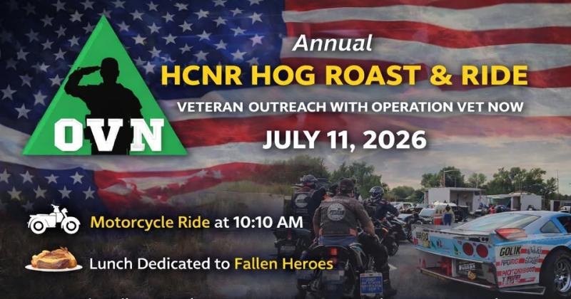 Annual HCNR Benefit Ride & Hog Roast - with Veteran Outreach