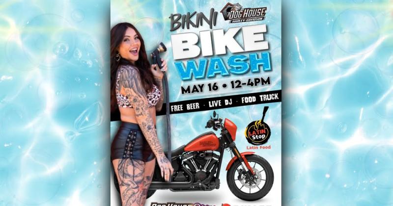 Dog House Bikini Bike Wash