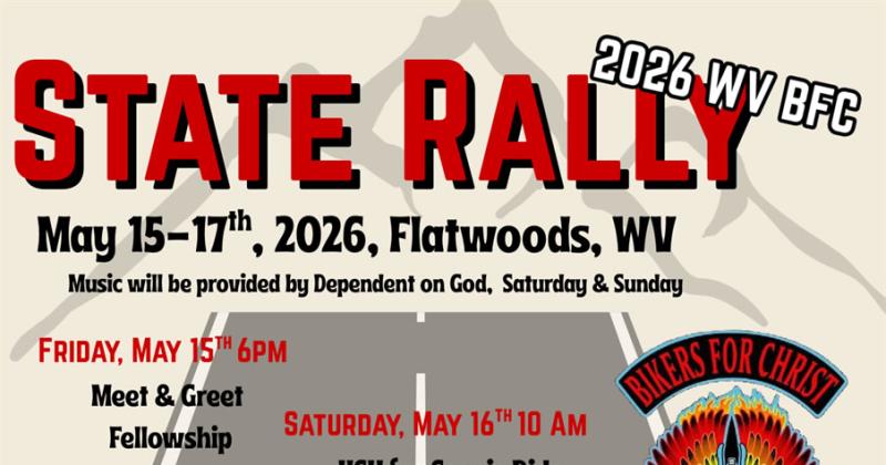 Bikers for Christ 2026 West Virginia State Rally
