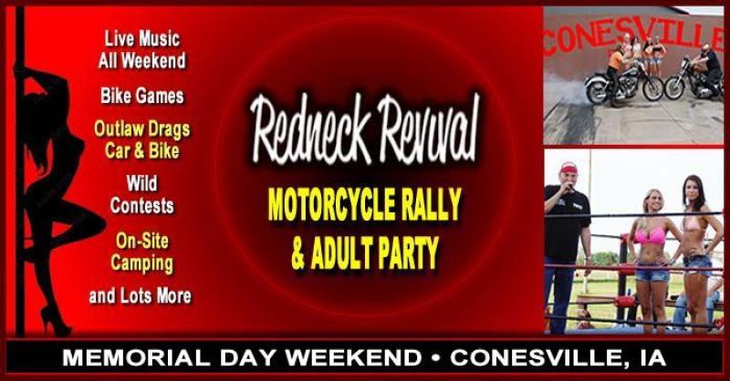 Redneck Revival Motorcycle Rally Memorial Day 2026