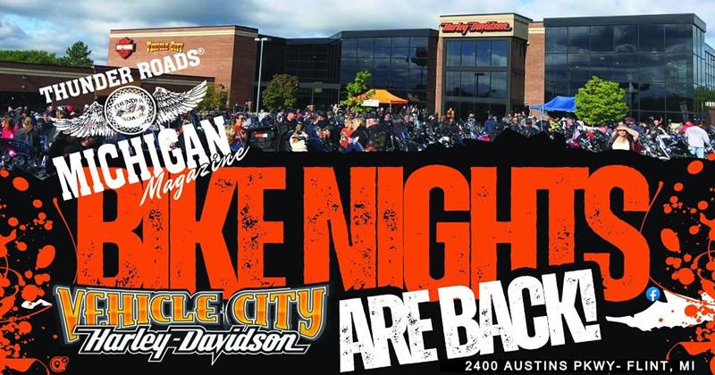 Thunder Roads Michigan May Bike Night