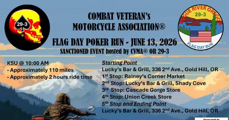 CVMA Flag Day Poker Run